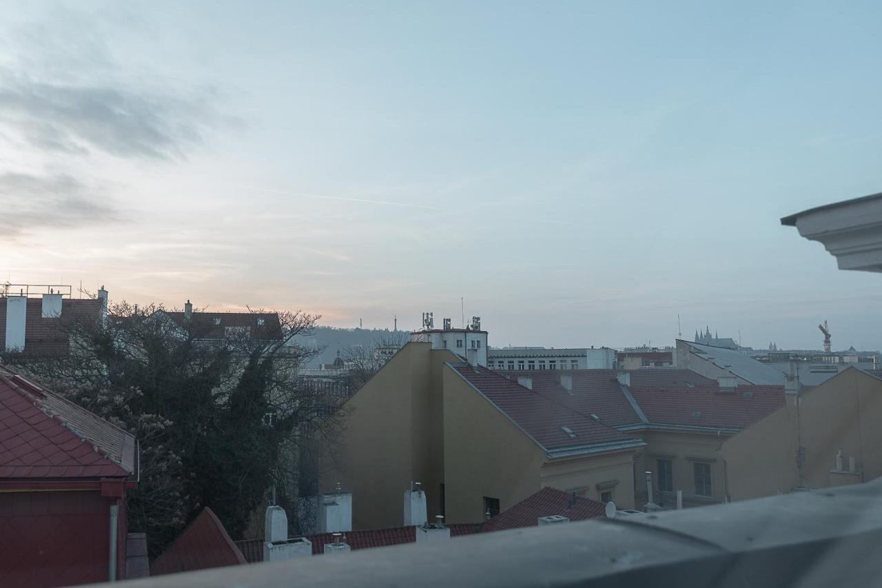 Skolska Winter Terrace Apartment Prag Exterior foto